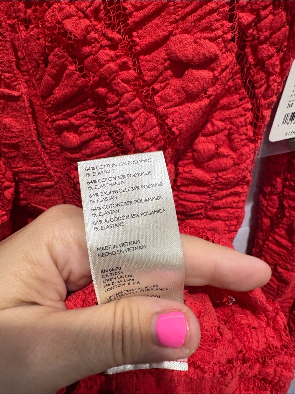 Free People Shayla Lace Mini Dress - Picture 7 of 8